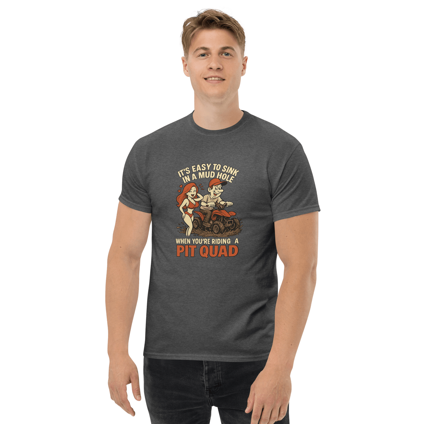 Unisex Mudhole Tee Dark Heather - Kirik Motorsports