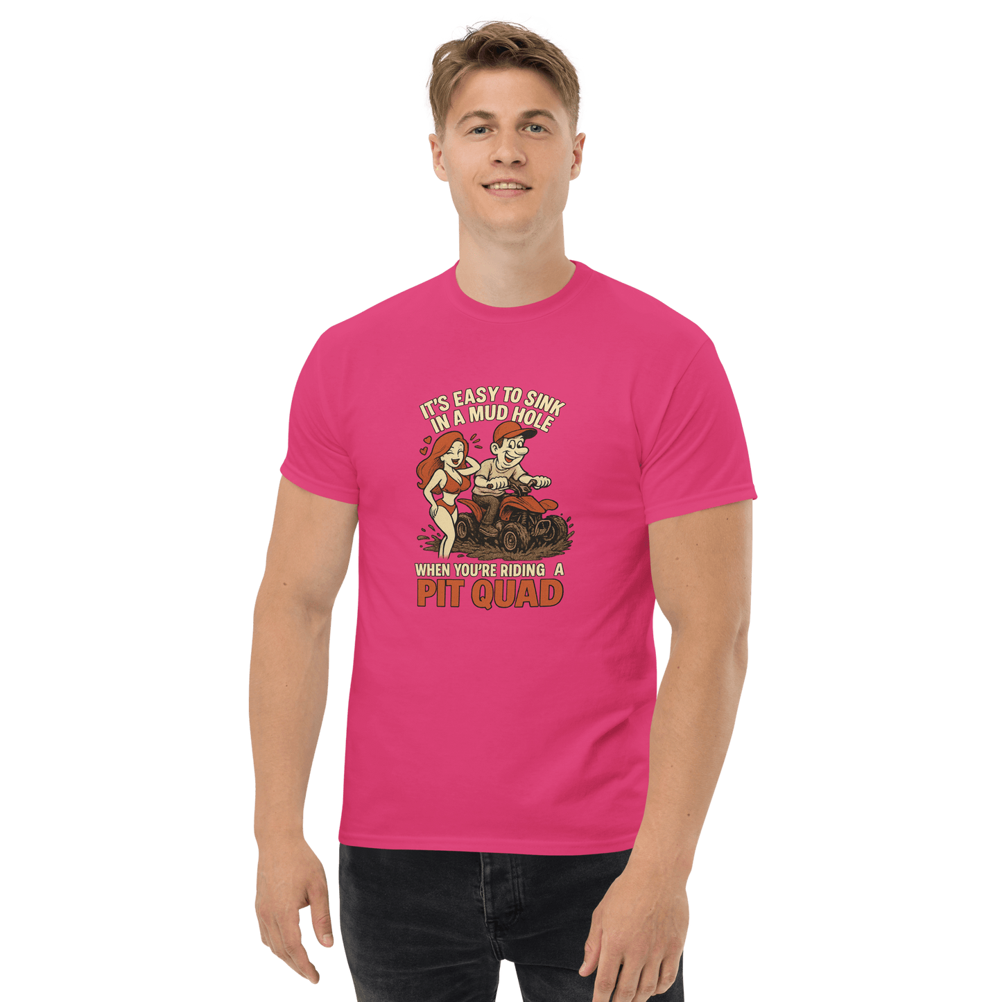 Unisex Mudhole Tee Heliconia - Kirik Motorsports