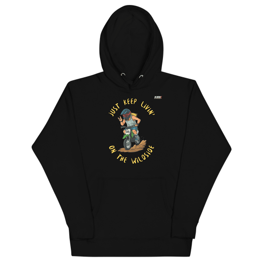 Unisex Wildside Hoodie Black - Kirik Motorsports