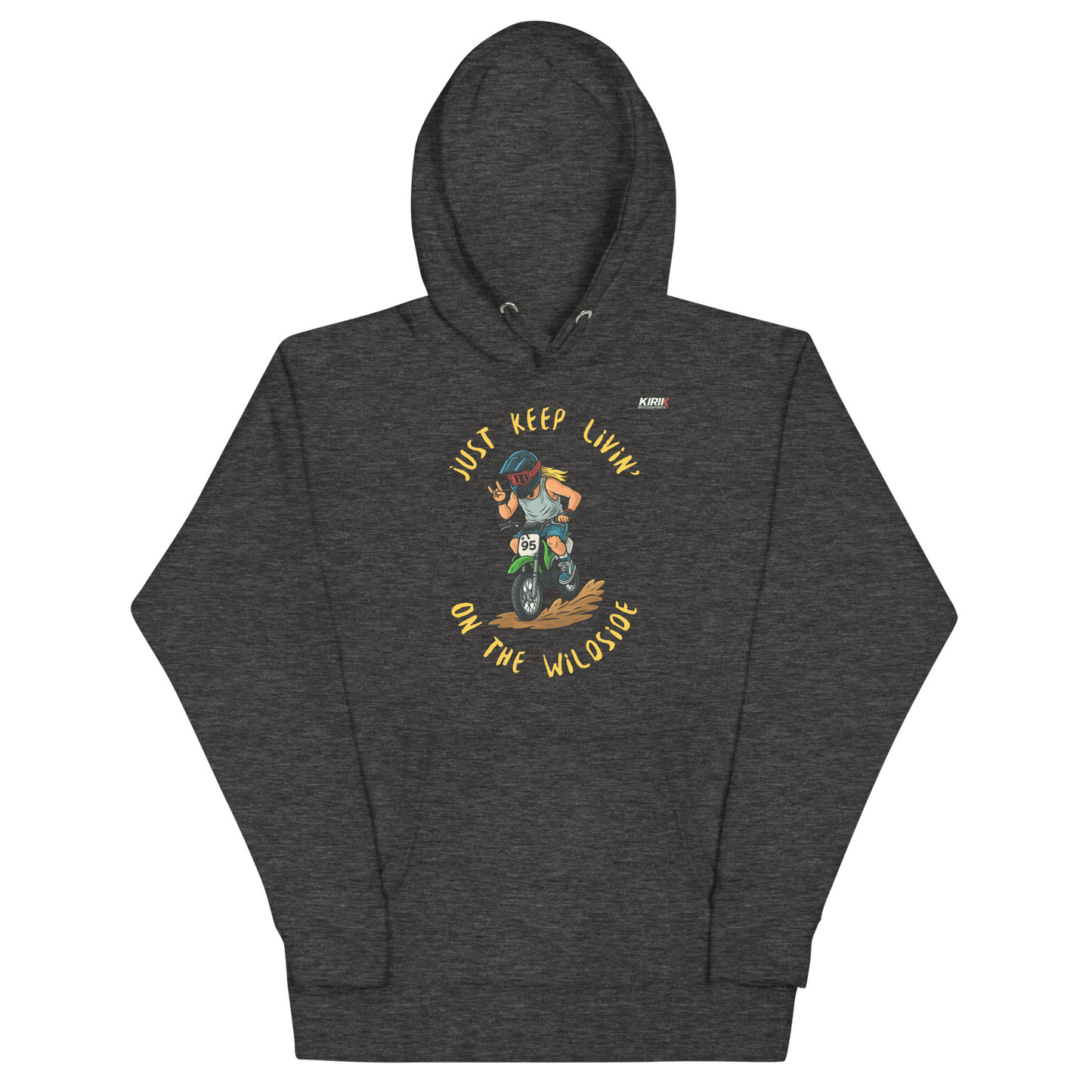 Unisex Wildside Hoodie Charcoal Heather - Kirik Motorsports