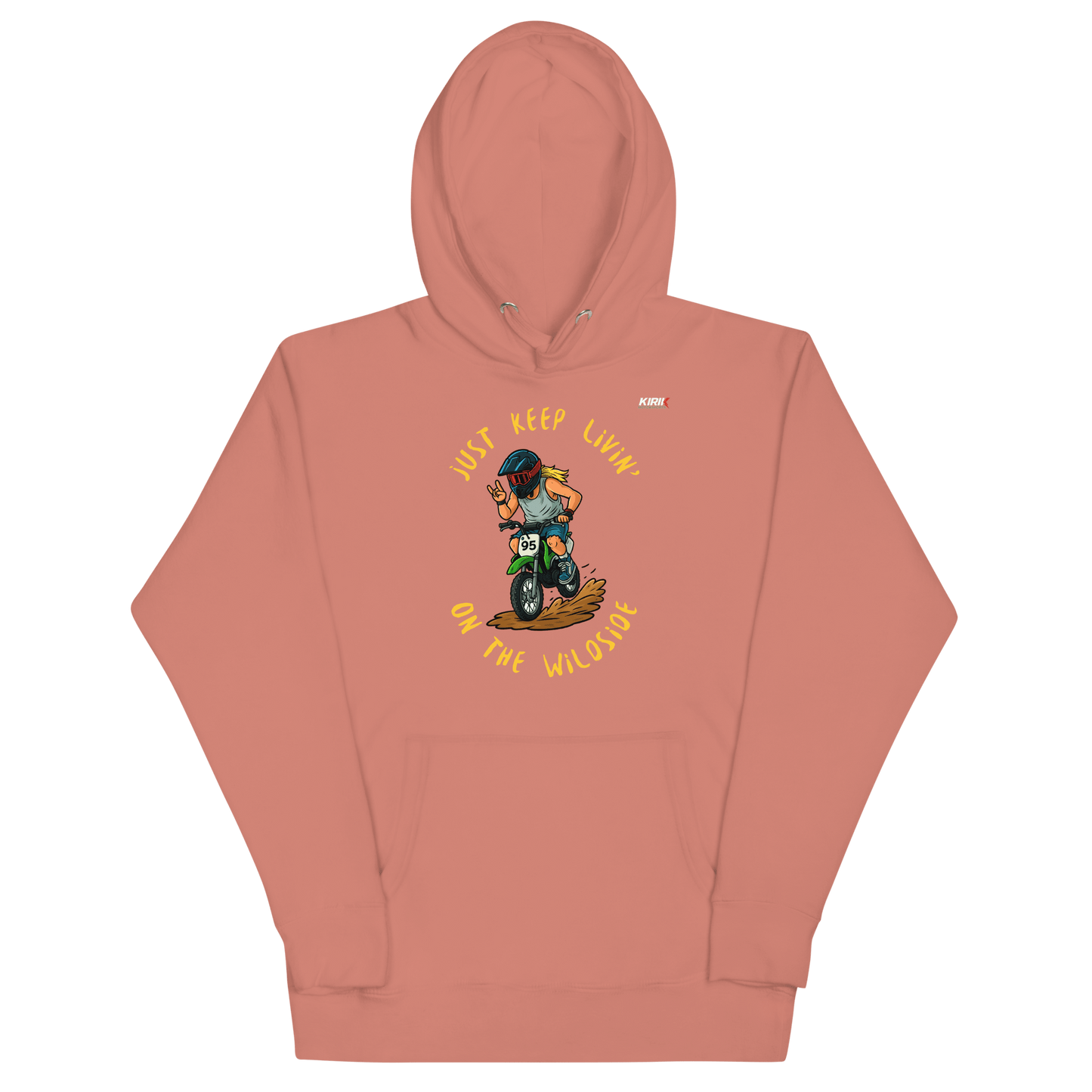 Unisex Wildside Hoodie Dusty Rose - Kirik Motorsports