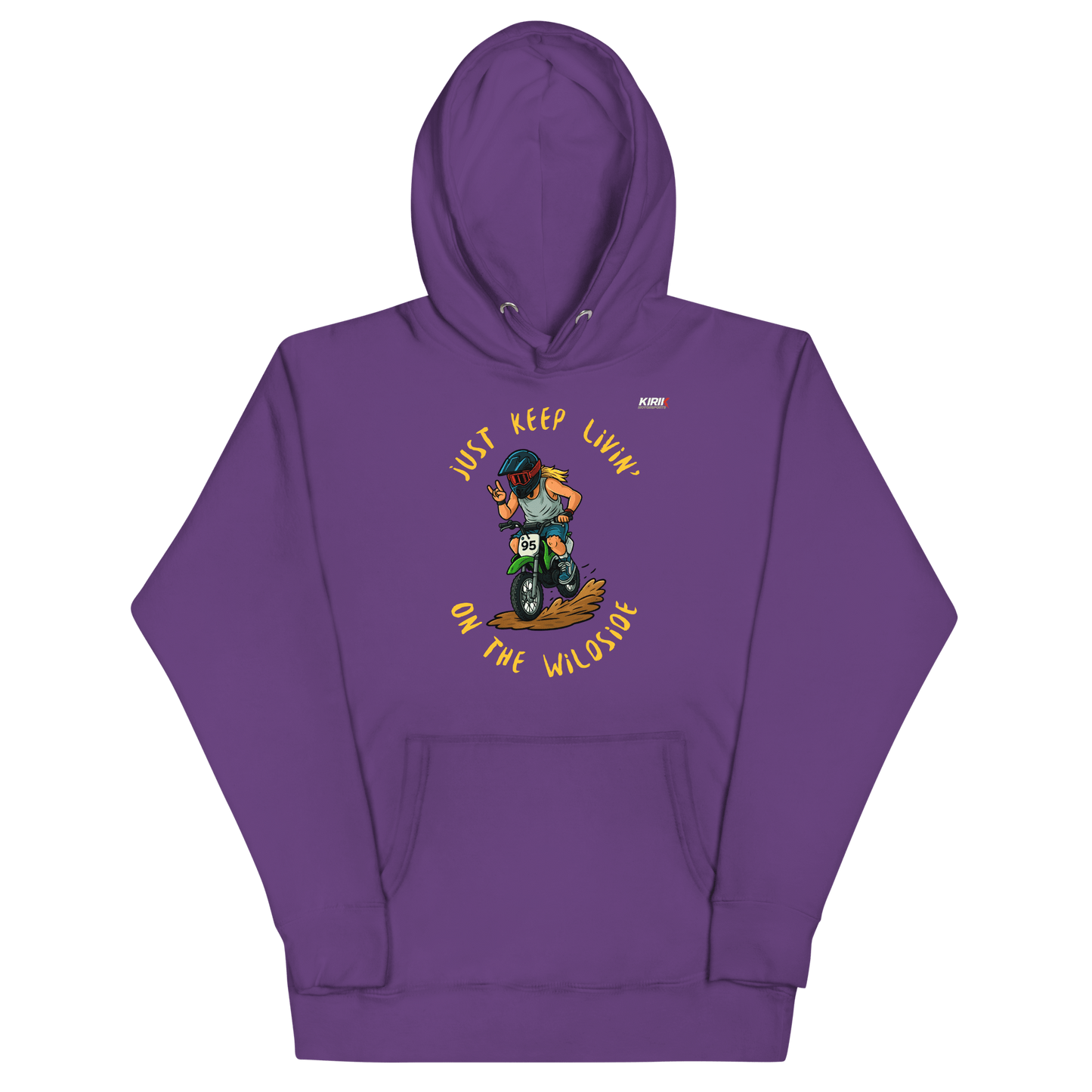 Unisex Wildside Hoodie Purple - Kirik Motorsports