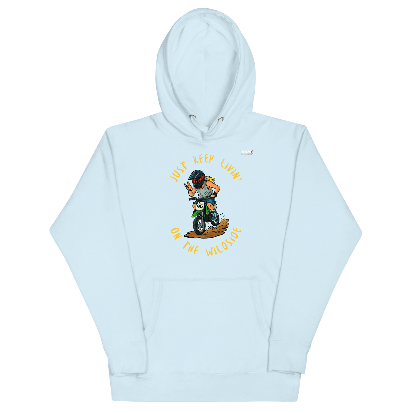 Unisex Wildside Hoodie Sky Blue - Kirik Motorsports
