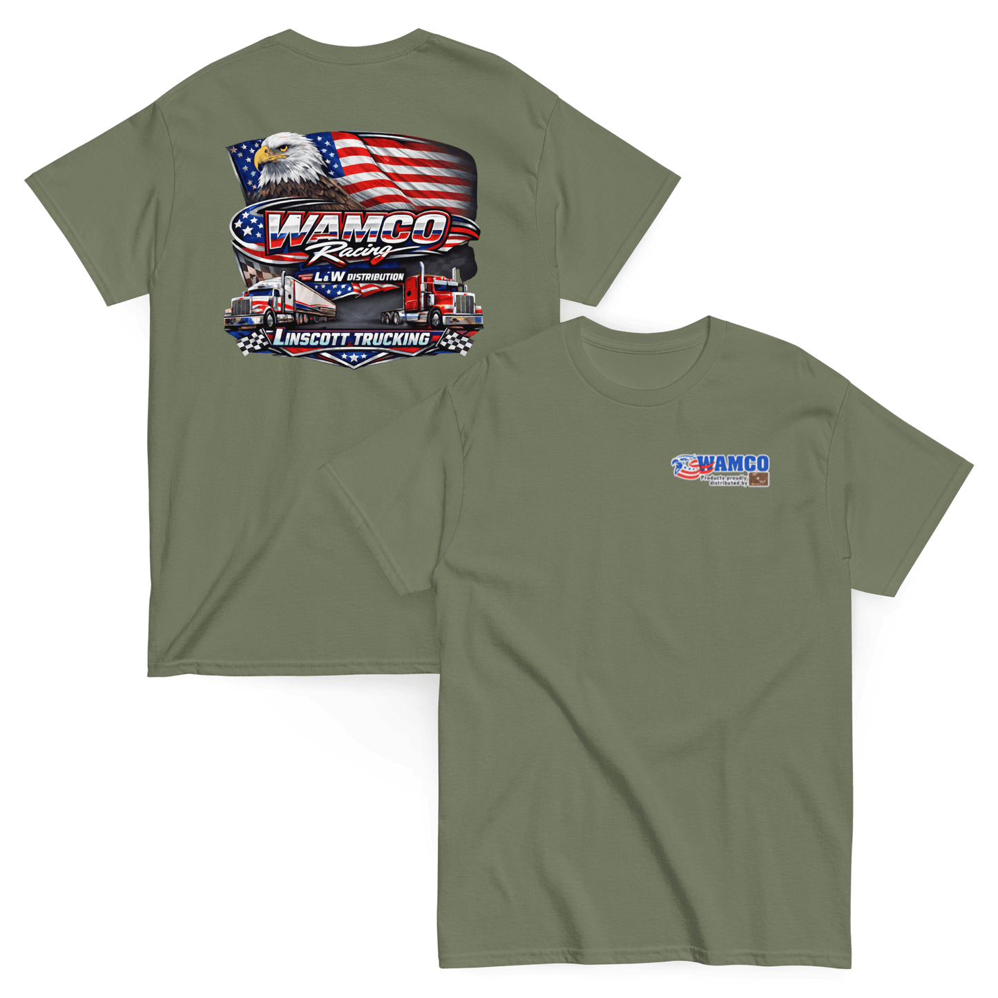 Wamco Racing Tee Military Green - Kirik Motorsports