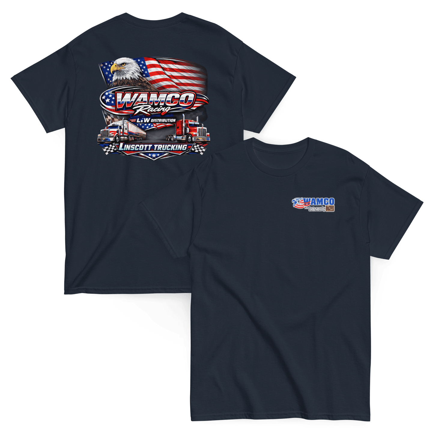 Wamco Racing Tee Navy - Kirik Motorsports