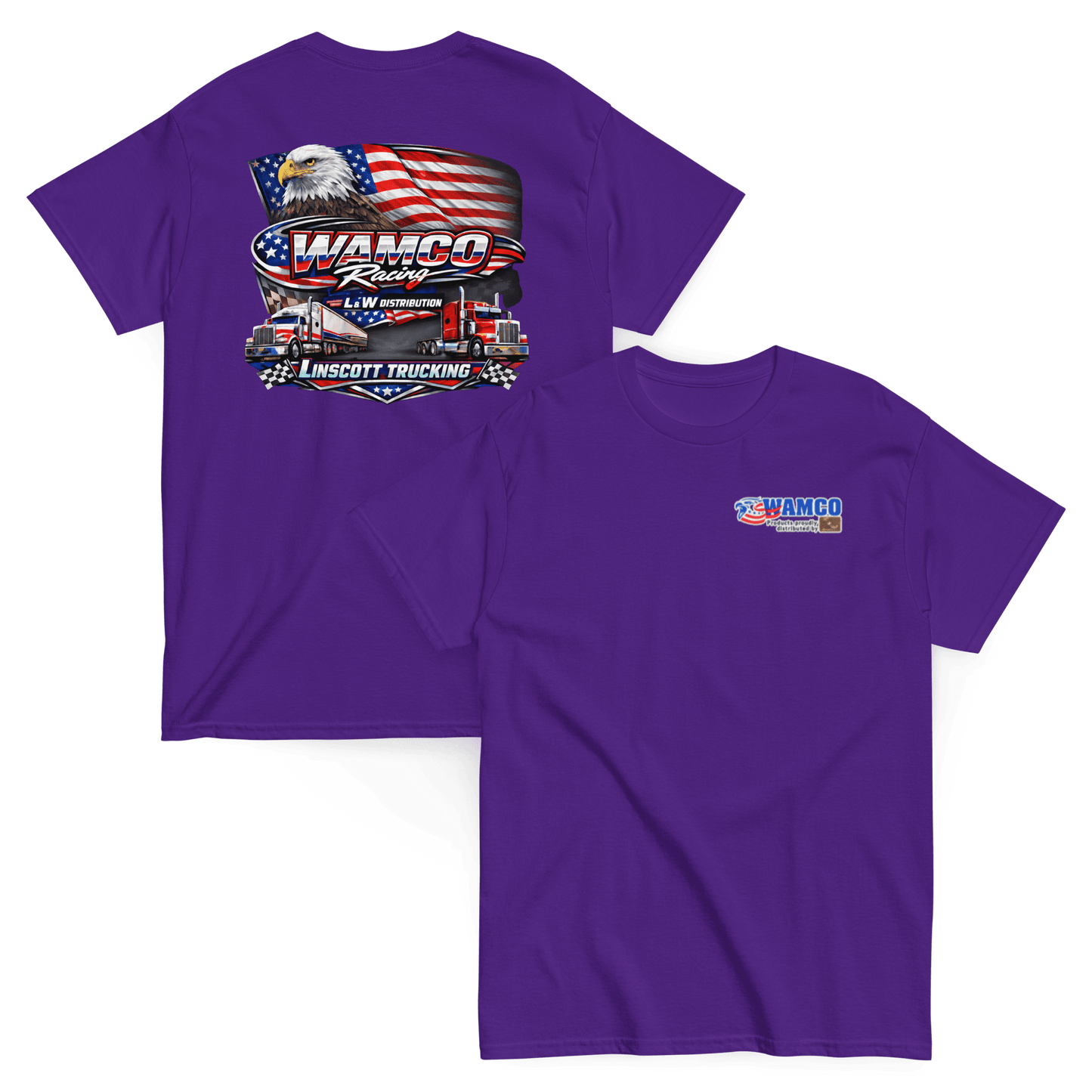 Wamco Racing Tee Purple - Kirik Motorsports