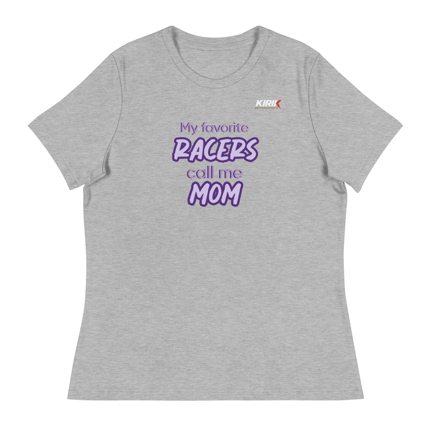Women's Favorite Racers T-Shirt Athletic Heather - Kirik Motorsports