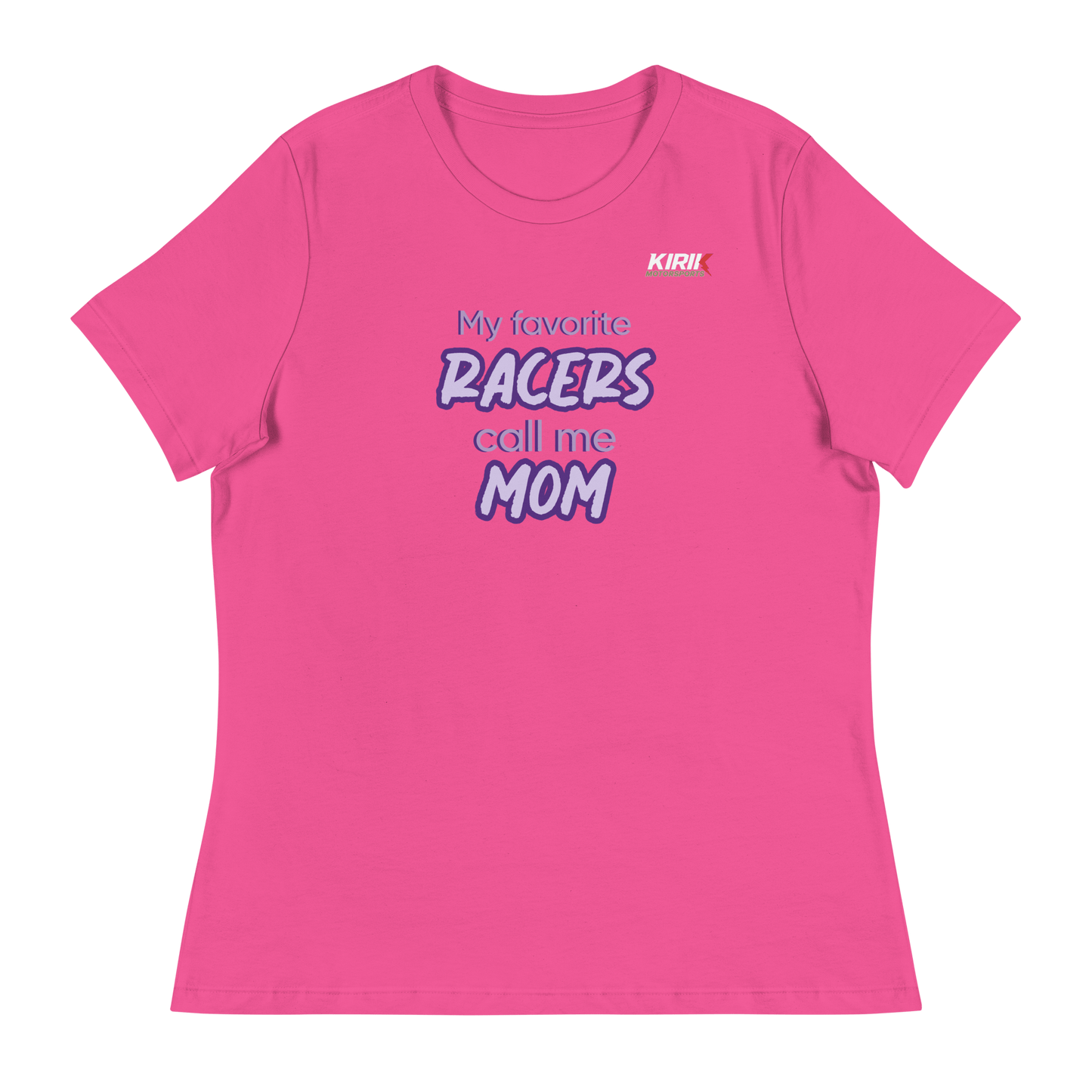 Women's Favorite Racers T-Shirt Berry - Kirik Motorsports