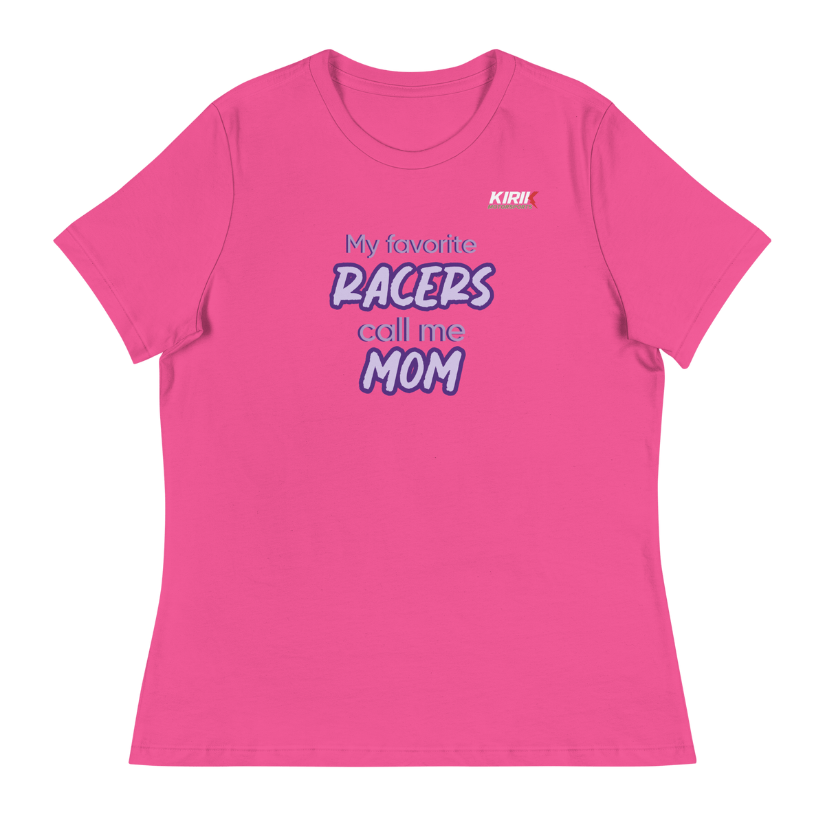 Women's Favorite Racers T-Shirt Berry - Kirik Motorsports