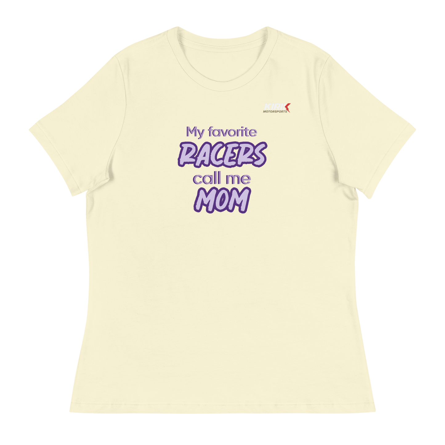 Women's Favorite Racers T-Shirt Citron - Kirik Motorsports