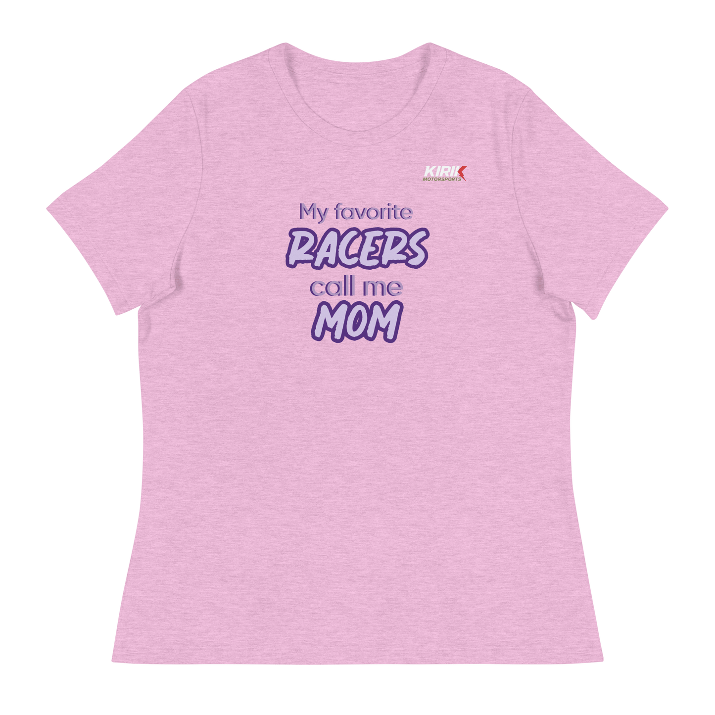Women's Favorite Racers T-Shirt Heather Prism Lilac - Kirik Motorsports
