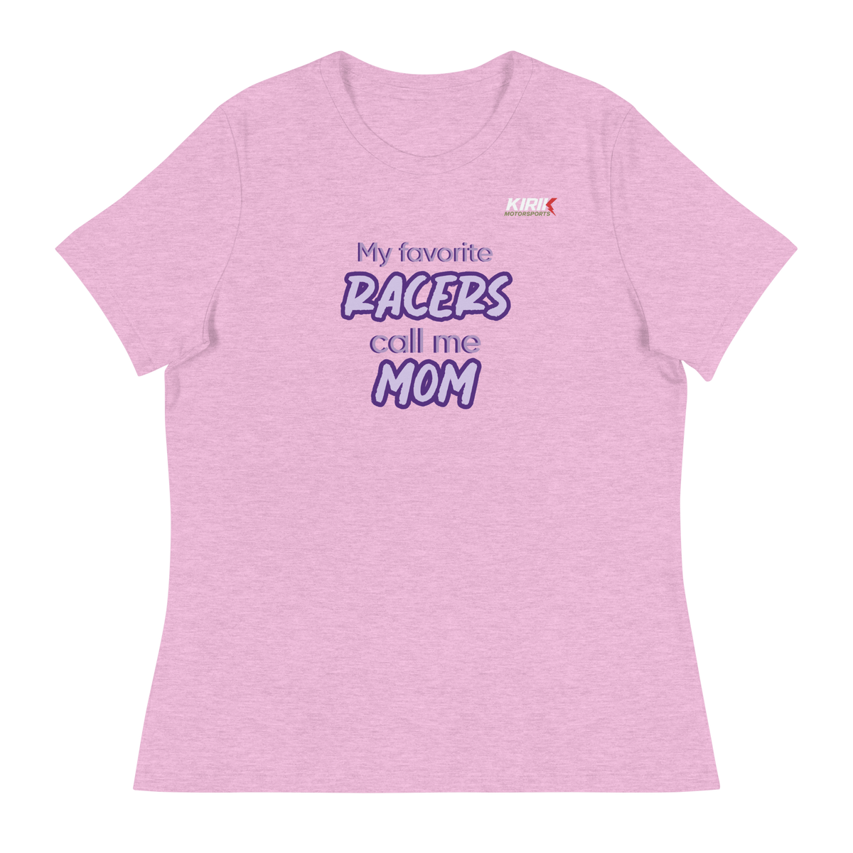 Women's Favorite Racers T-Shirt Heather Prism Lilac - Kirik Motorsports