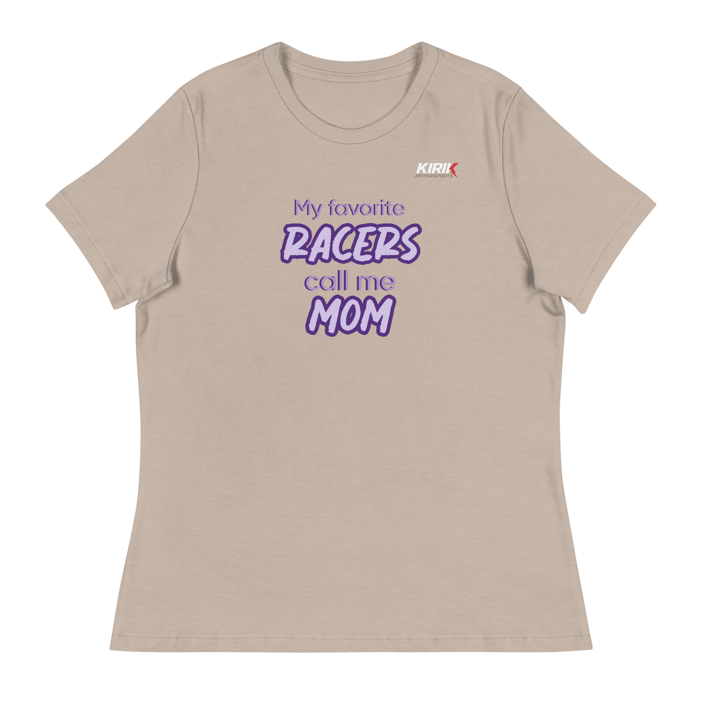 Women's Favorite Racers T-Shirt Heather Stone - Kirik Motorsports