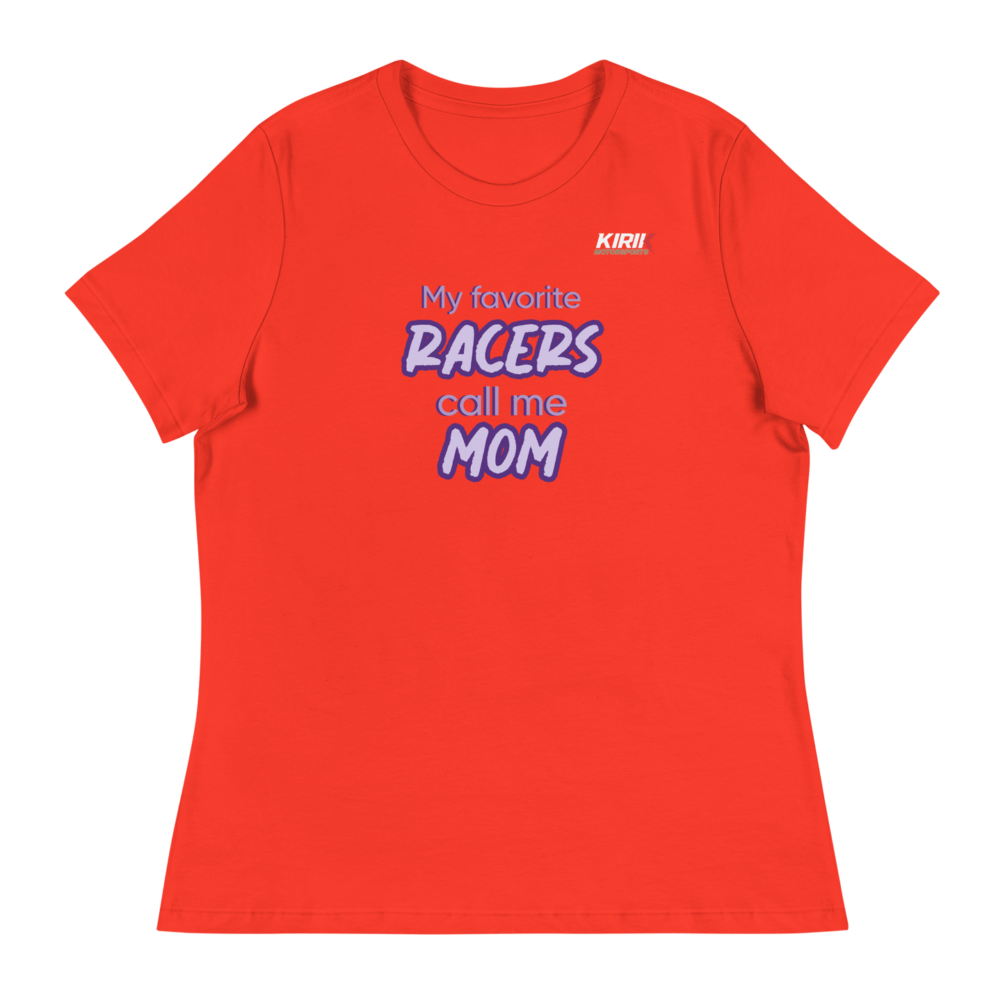 Women's Favorite Racers T-Shirt Poppy - Kirik Motorsports