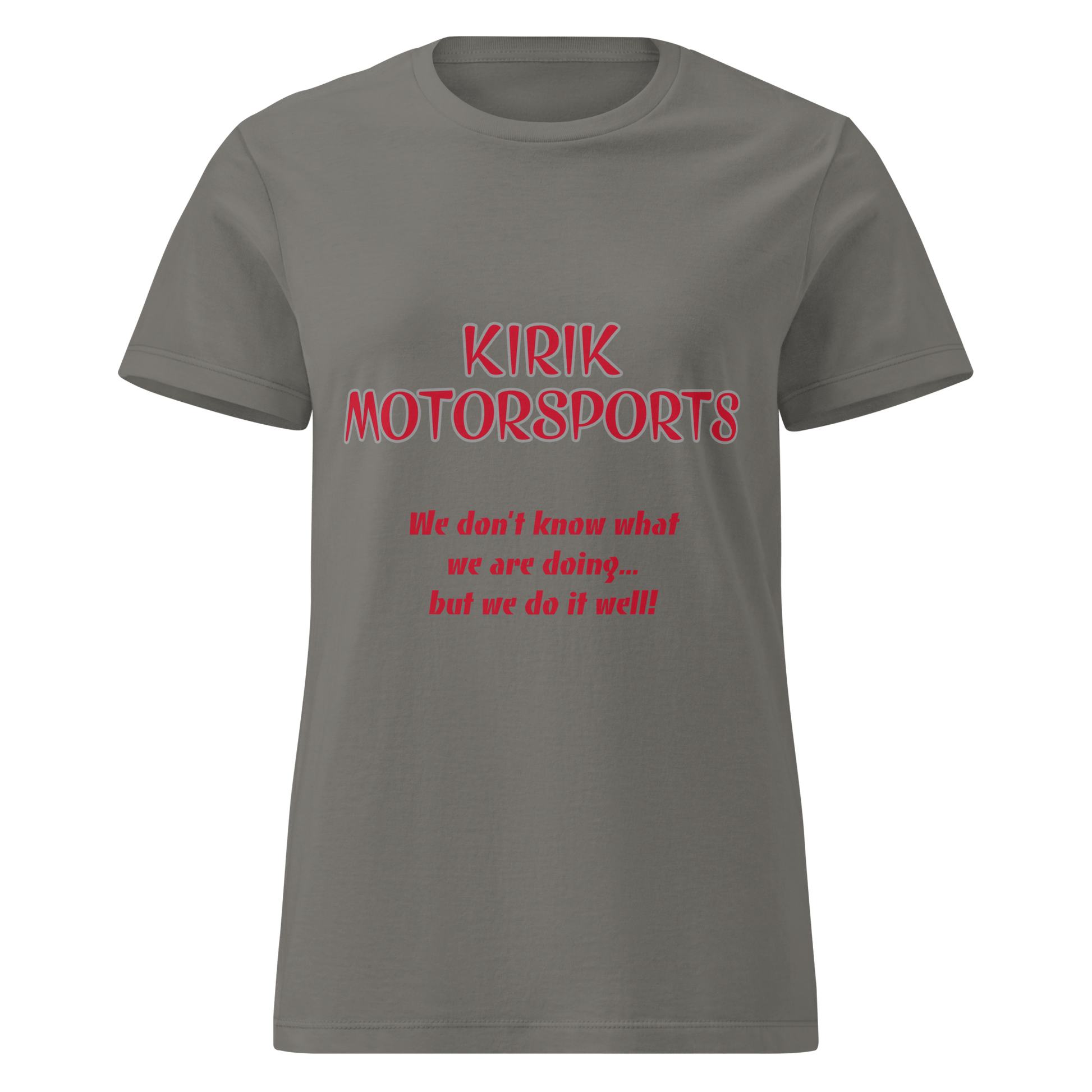 Women’s KMS t-shirt Charcoal - Kirik Motorsports
