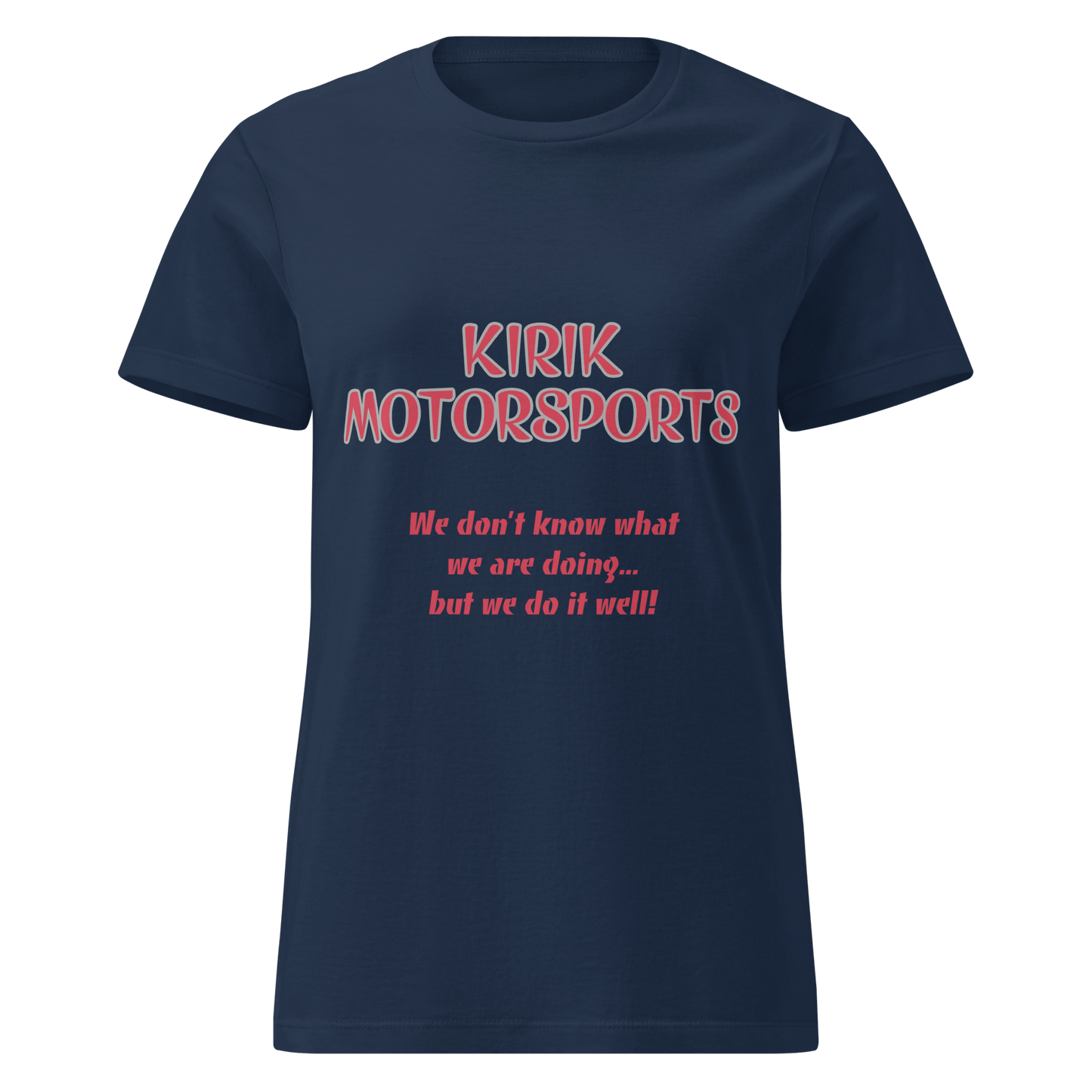 Women’s KMS t-shirt Navy - Kirik Motorsports