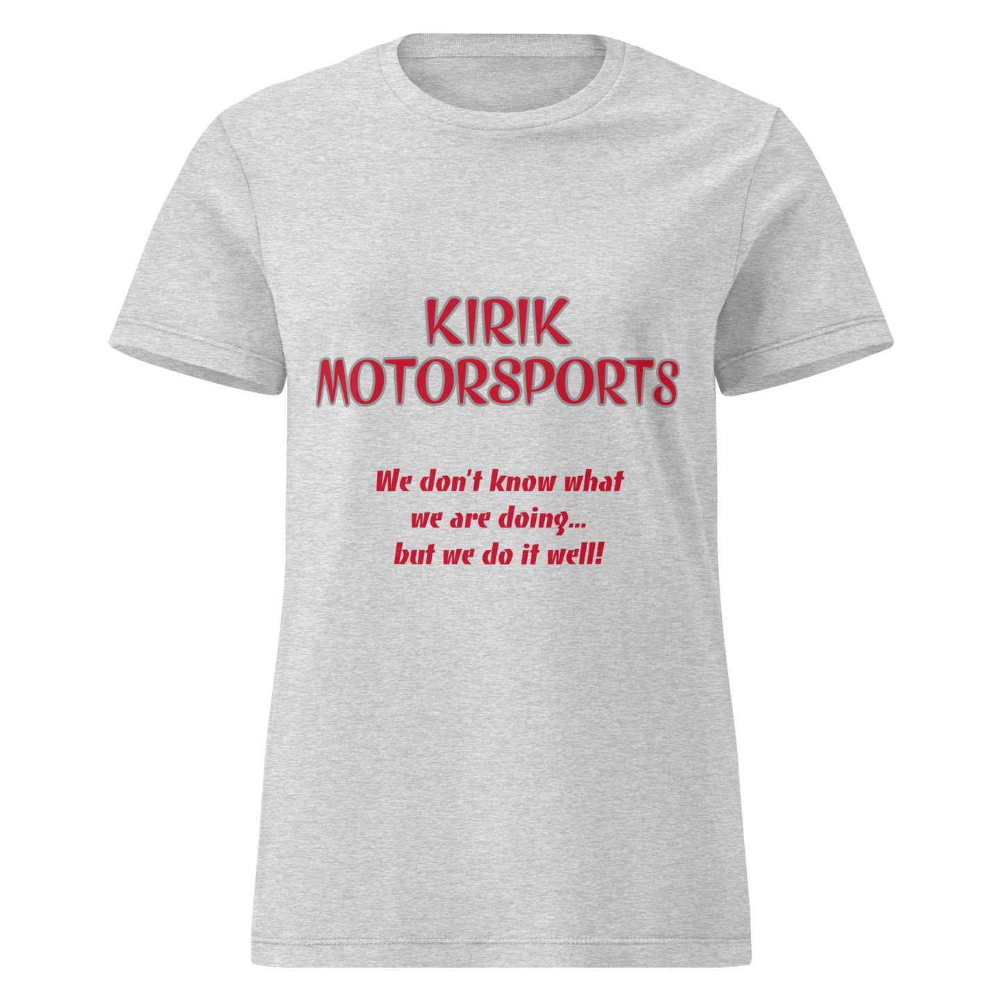 Women’s KMS t-shirt RS Sport Grey - Kirik Motorsports