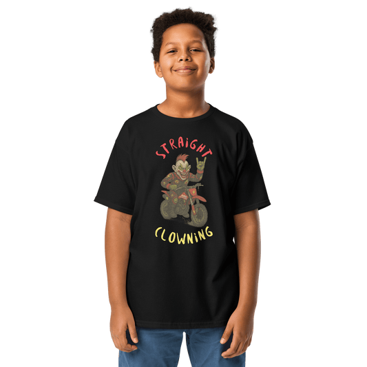 Youth Clowning tee Black - Kirik Motorsports