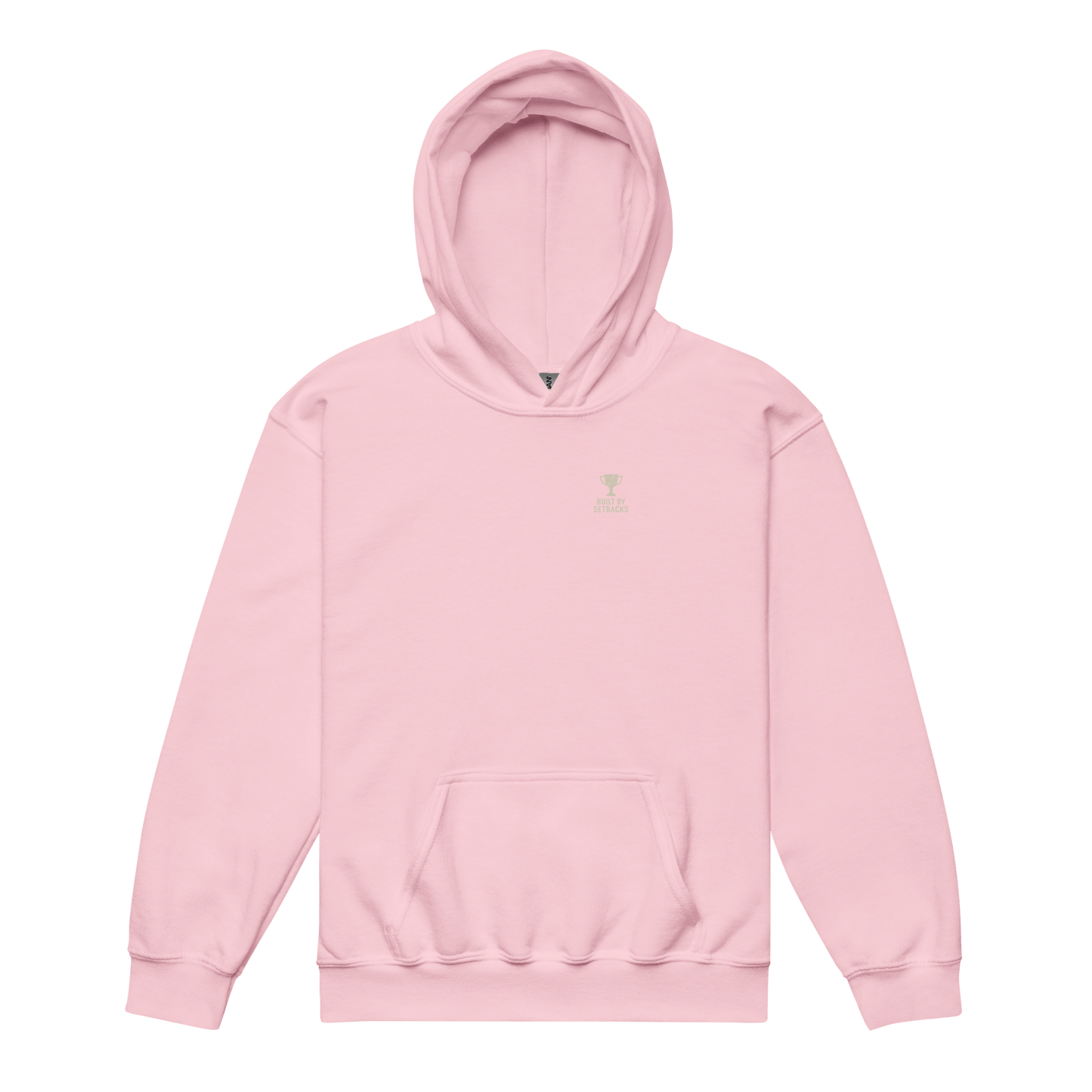 Youth Compare Hoodie Light Pink - Kirik Motorsports