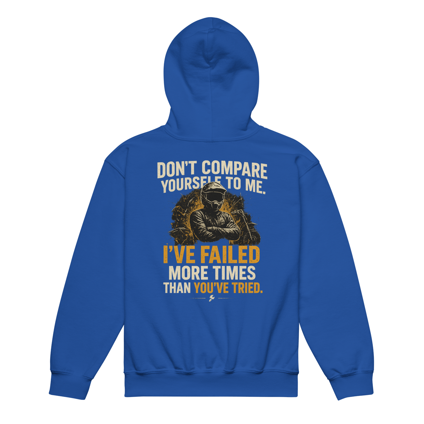 Youth Compare Hoodie Royal - Kirik Motorsports