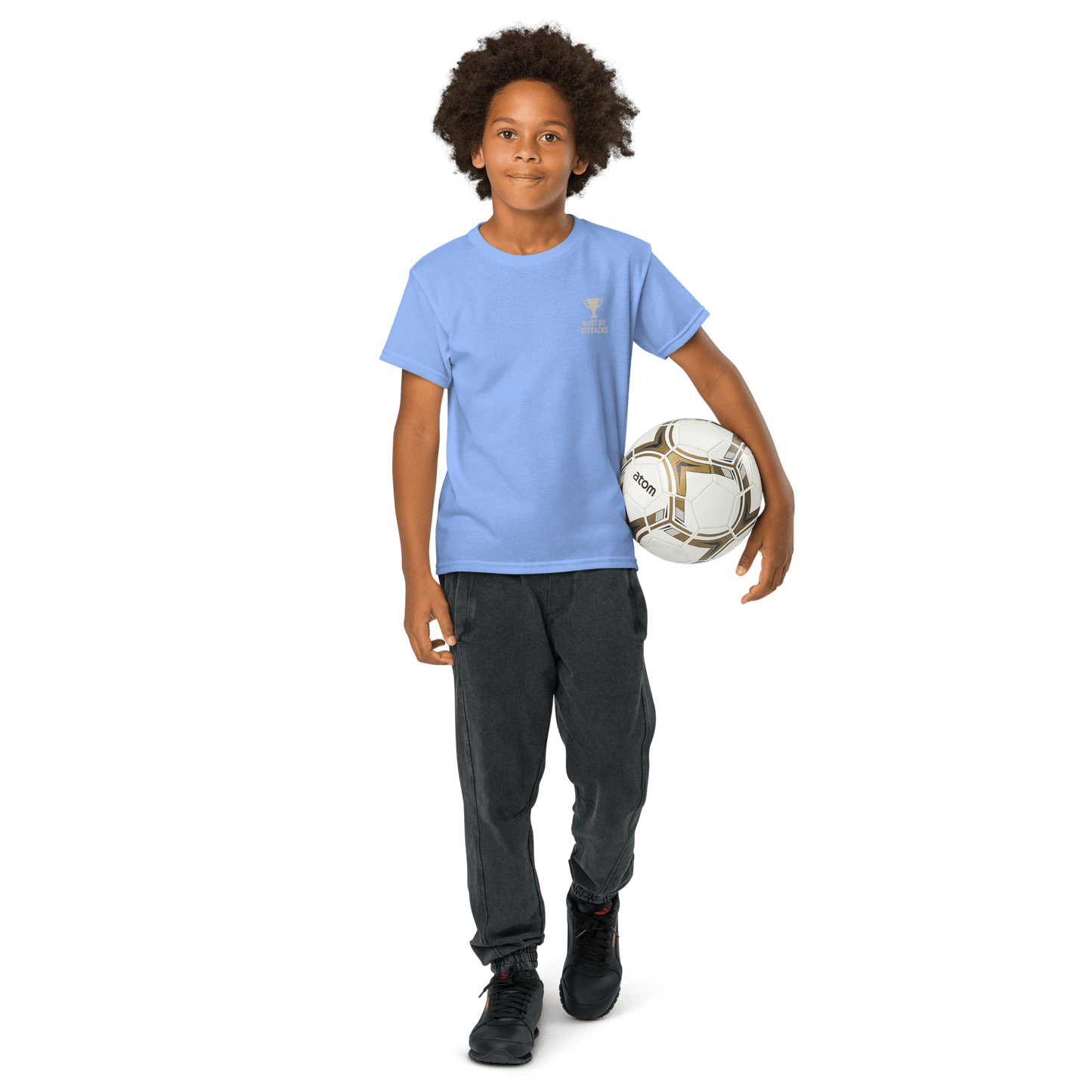 Youth Compare Tee Carolina Blue - Kirik Motorsports