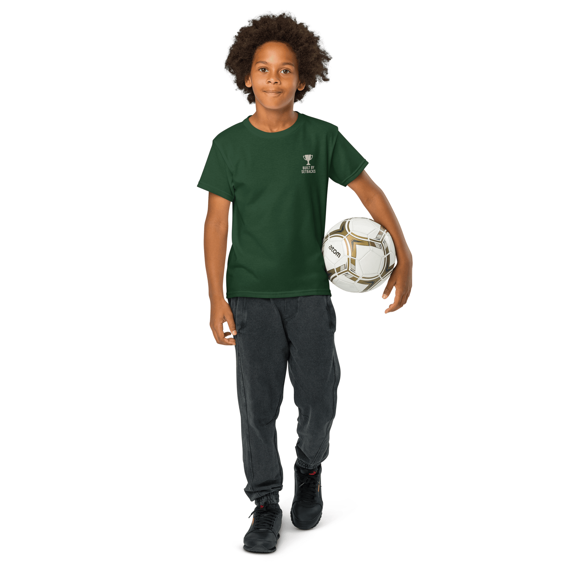 Youth Compare Tee Forest Green - Kirik Motorsports