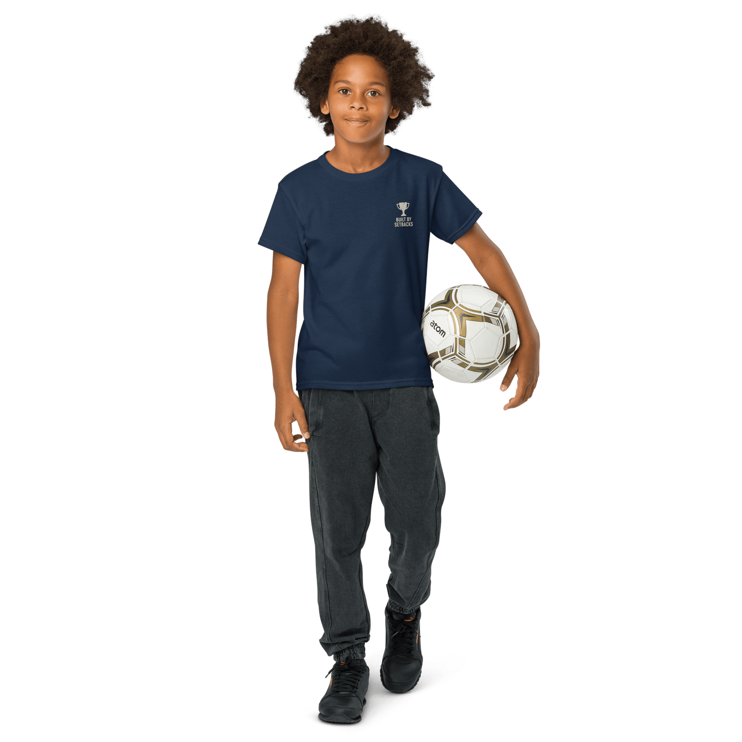 Youth Compare Tee Navy - Kirik Motorsports