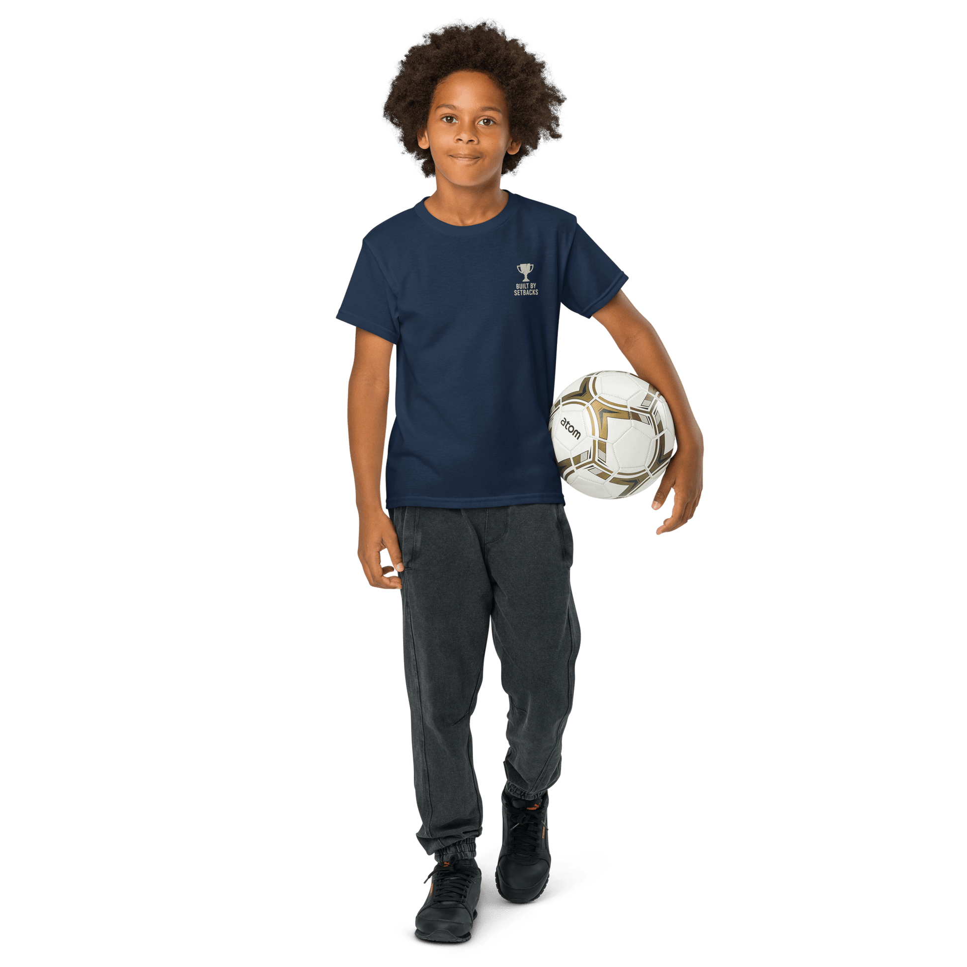 Youth Compare Tee Navy - Kirik Motorsports