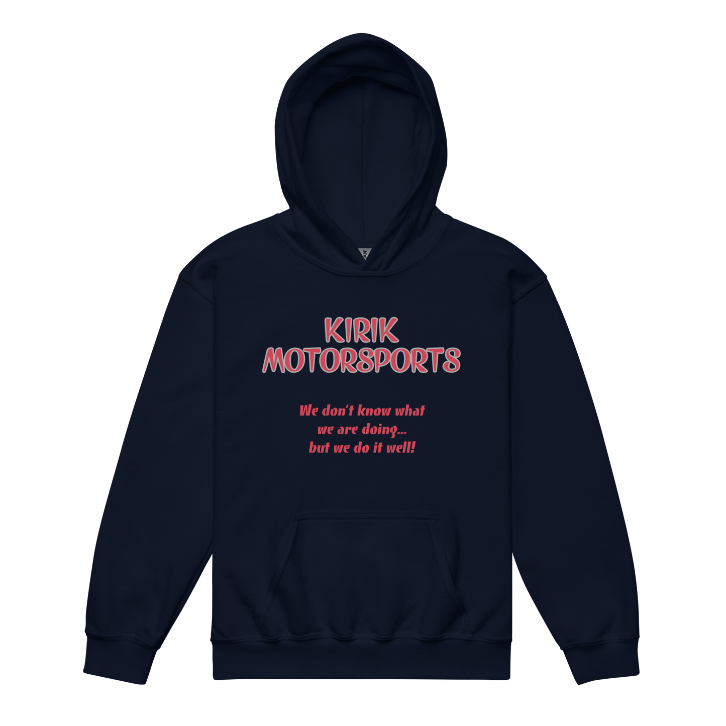 Youth KMS hoodie Navy - Kirik Motorsports