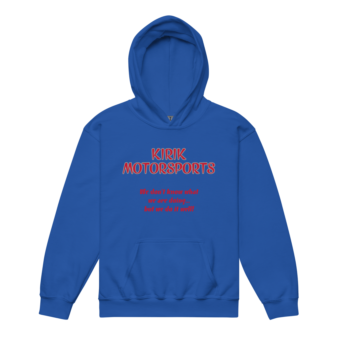 Youth KMS hoodie Royal - Kirik Motorsports