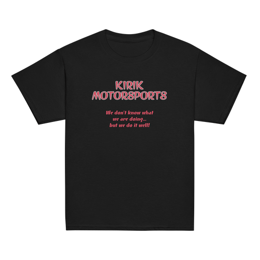 Youth KMS tee Black - Kirik Motorsports