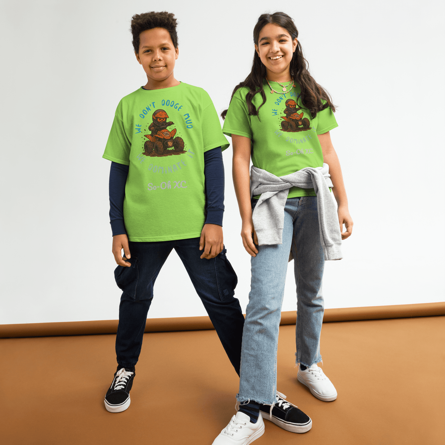 Youth So - Oh ATV tee Lime - Kirik Motorsports