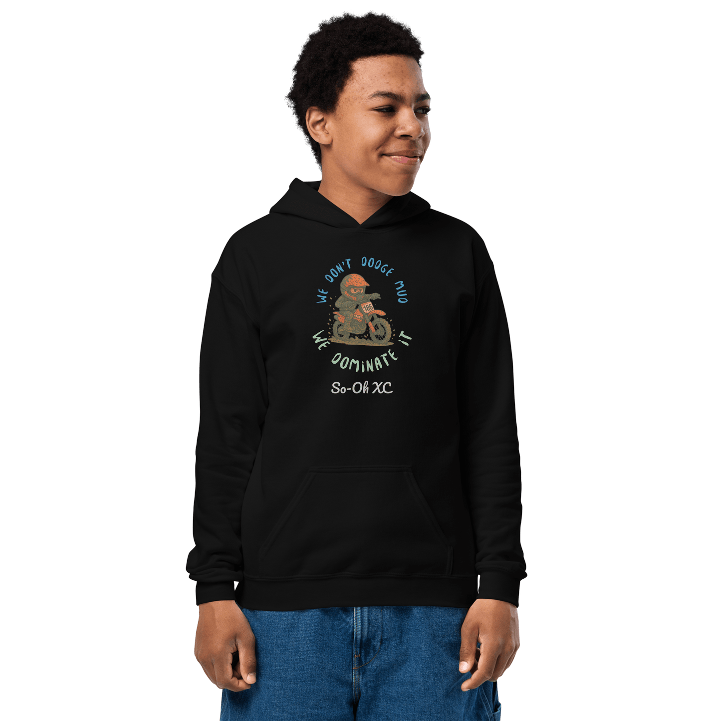 Youth So - Oh Bike Hoodie Black - Kirik Motorsports