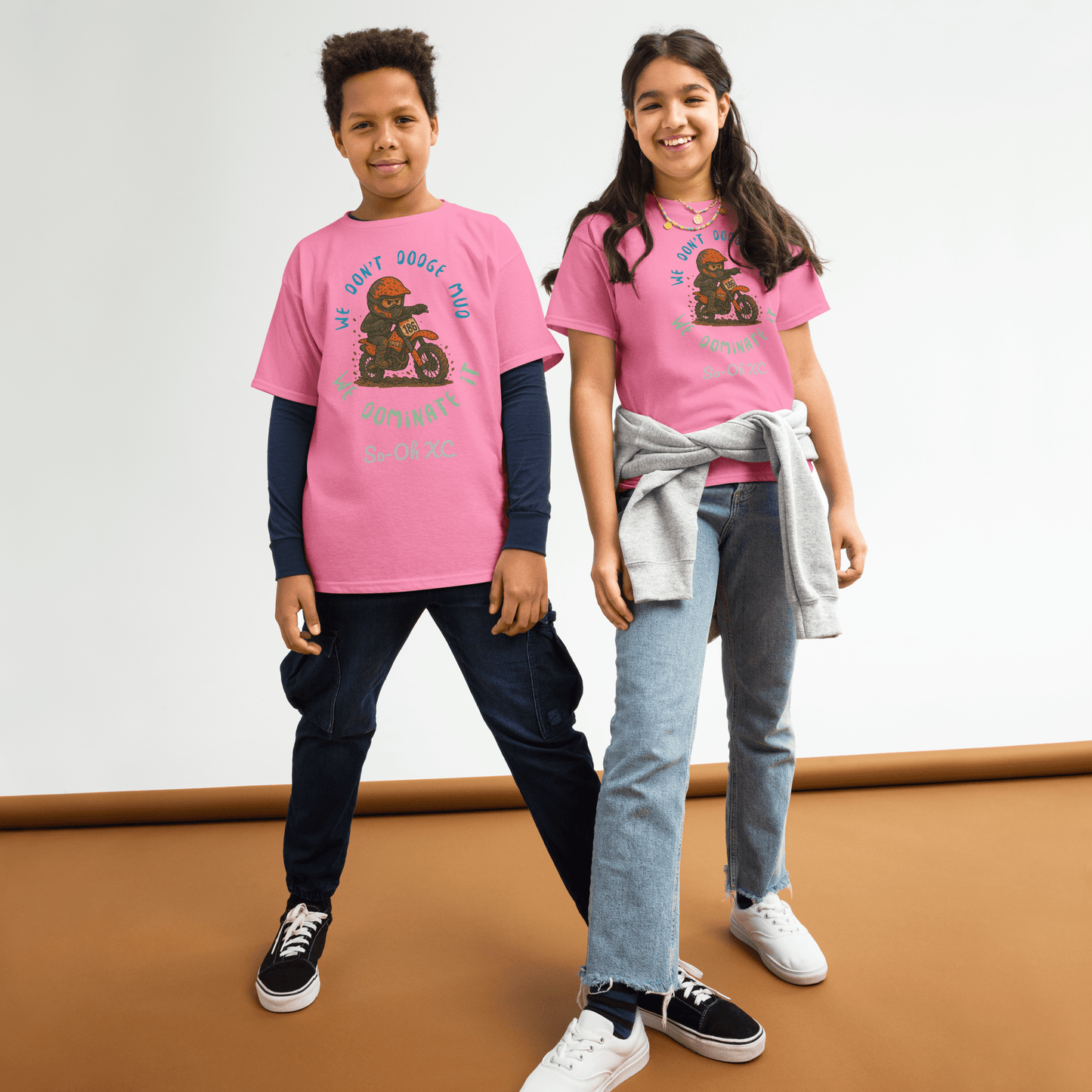 Youth So - Oh Bike tee Azalea - Kirik Motorsports