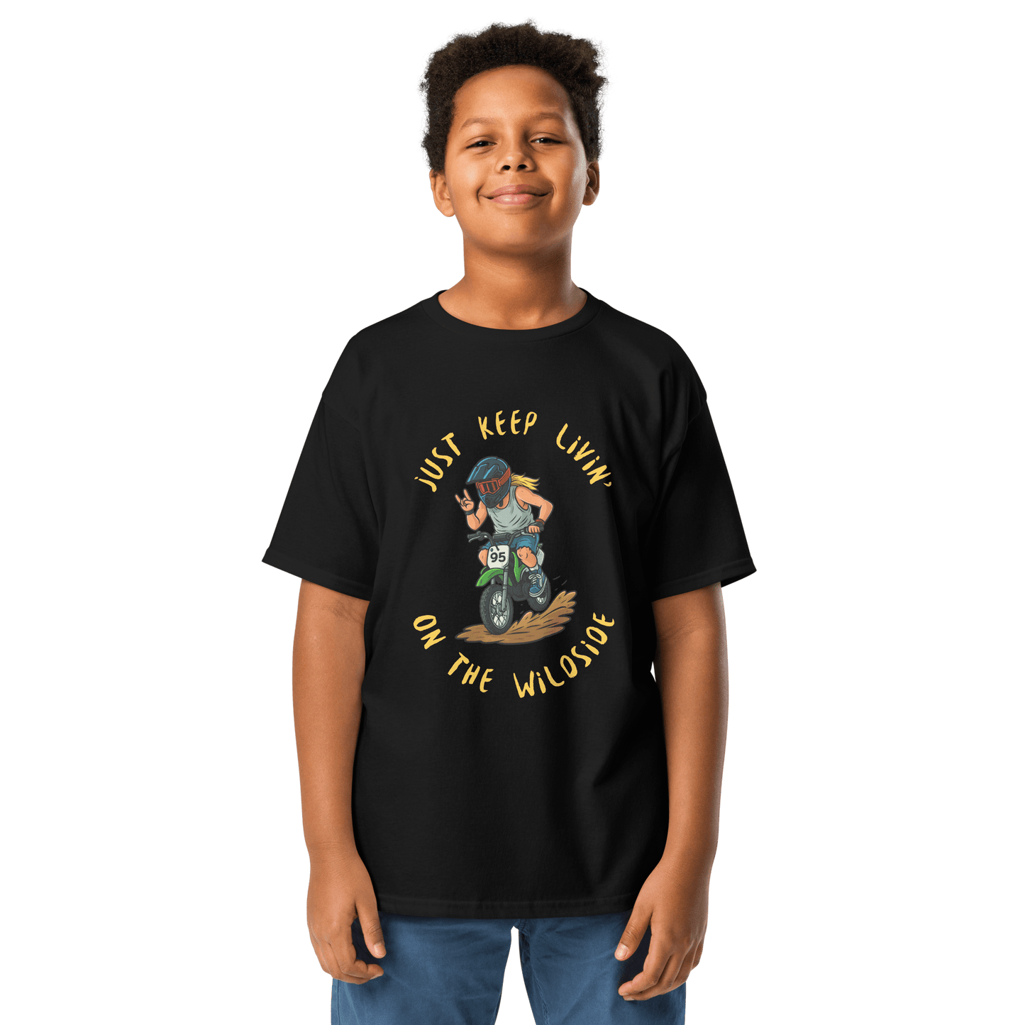 Youth wildside tee Black - Kirik Motorsports