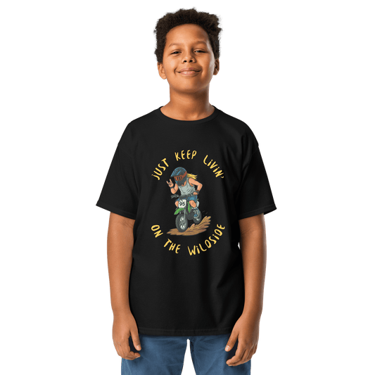 Youth wildside tee Black - Kirik Motorsports