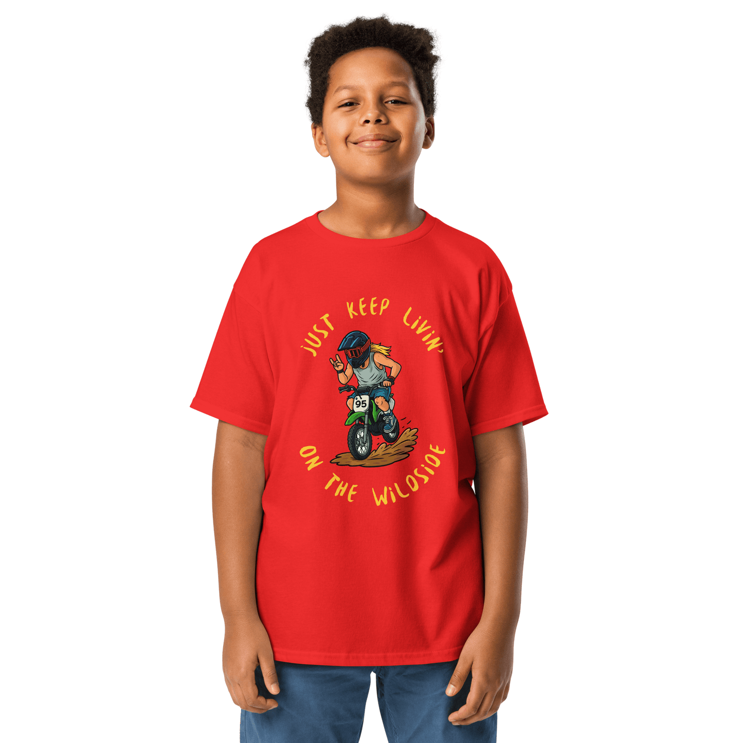 Youth wildside tee Red - Kirik Motorsports